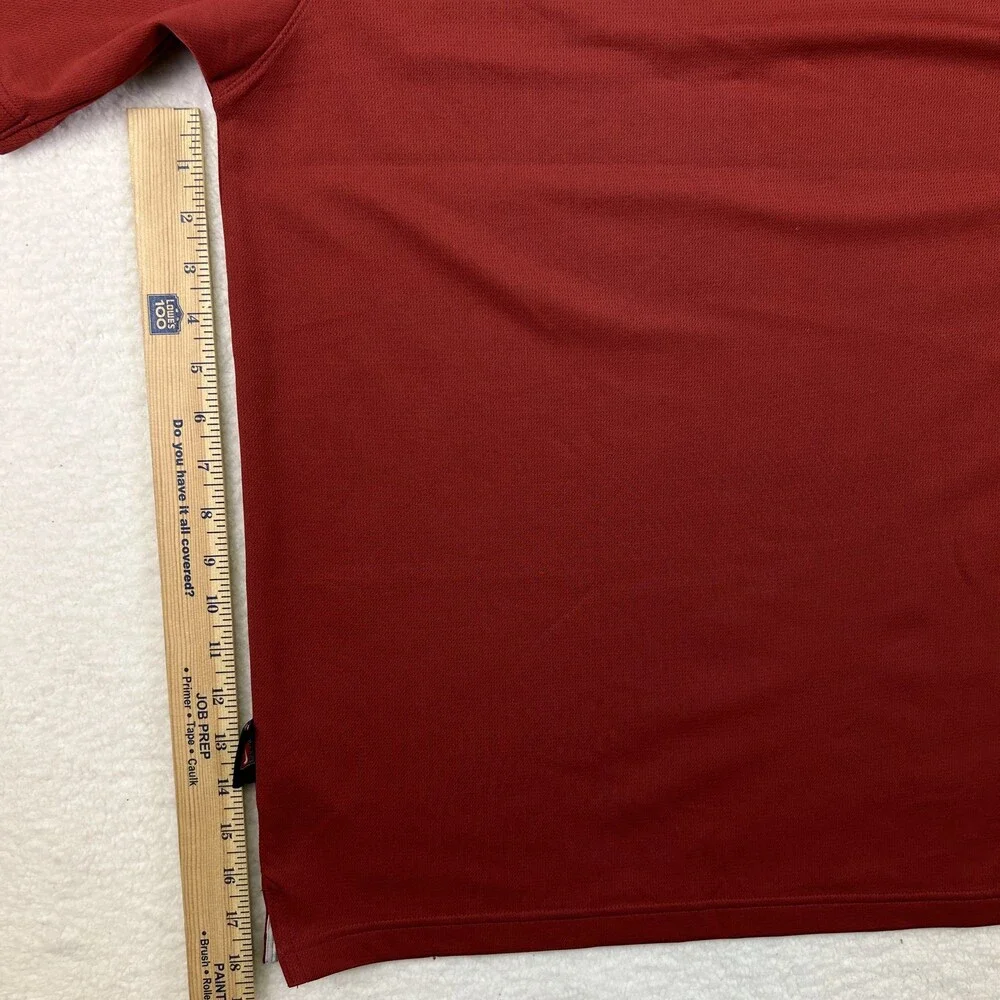 Nike Dri-Fit Polo Shirt Mens XL Oklahoma Sooners Red Short Sleeve Golf